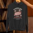 Teaching Kids About Jesus Is My Ministry Christian Teacher Unisex Hoodie, gift for family, gift for coworker