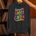 Team Kindergarten Teacher Student Back To School Unisex Hoodie, gift for family, gift for coworker