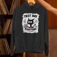 Test Day Stressed Cat Teacher Student Kids Testing Day Unisex Hoodie, gift for family, gift for coworker