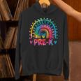 Tie Dye Prek Teacher Rainbow Preschool Back To School Girl Unisex Hoodie, gift for family, gift for coworker Tie Dye Prek Teacher Rainbow Preschool Back To School Girl Unisex Hoodie, gift for family, gift for coworker