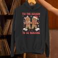 Tis The Season Reading Christmas Shirt Book Lovers Teacher Unisex Hoodie, gift for family, gift for coworker