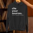 History Teacher Cite Your Sources Unisex Hoodie, History Teacher Hoodies, gift for family, gift for coworker History Teacher Cite Your Sources Unisex Hoodie, History Teacher Hoodies, gift for family, gift for coworker