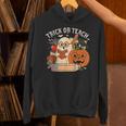Trick Or Teach Retro Halloween Teacher Women Men Costume Unisex Hoodie, gift for family, gift for coworker