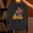 Turkey Reading Books Fall Thanksgiving Teacher Book Unisex Hoodie, gift for family, gift for coworker Turkey Reading Books Fall Thanksgiving Teacher Book Unisex Hoodie, gift for family, gift for coworker