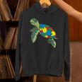 Turtle Puzzle Pieces For Autism Awareness Kids Women Teacher Unisex Hoodie, gift for family, gift for coworker Turtle Puzzle Pieces For Autism Awareness Kids Women Teacher Unisex Hoodie, gift for family, gift for coworker