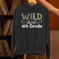 Wild About 4th Grade First Day Of School Teacher Student Unisex Hoodie, First Grade Teacher Hoodies, 4th Grade Teacher Hoodies, gift for family, gift for coworker