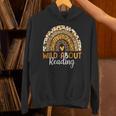 Wild About Reading Teacher Back To School Leopard Rainbow Unisex Hoodie, gift for family, gift for coworker Wild About Reading Teacher Back To School Leopard Rainbow Unisex Hoodie, gift for family, gift for coworker