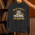 Wild About Reading Tiger For Teachers & Students Unisex Hoodie, gift for family, gift for coworker Wild About Reading Tiger For Teachers & Students Unisex Hoodie, gift for family, gift for coworker