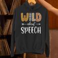 Wild About Speech SLP Leopard Teacher Back To School Kids Unisex Hoodie, gift for family, gift for coworker Wild About Speech SLP Leopard Teacher Back To School Kids Unisex Hoodie, gift for family, gift for coworker