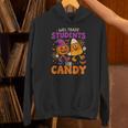 Will Trade Students For Candy Shirt Fun Candy Corn Teacher Unisex Hoodie, gift for family, gift for coworker