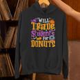 Will Trade Students For Donuts Halloween Teacher Unisex Hoodie, gift for family, gift for coworker Will Trade Students For Donuts Halloween Teacher Unisex Hoodie, gift for family, gift for coworker