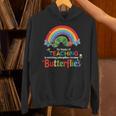The Wonder Of Teaching Is Watching Caterpillars Teacher Unisex Hoodie, gift for family, gift for coworker