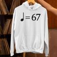 67 Music Meme Slang Musician Kids Music Teacher Unisex Hoodie, gift for family, gift for coworker