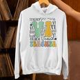 Braille Teacher Of The Visually Impaired Groovy VI Teacher Unisex Hoodie, Groovy Teacher Hoodies, gift for family, gift for coworker
