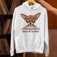Chihuahua 100 Days Of School Rainbow Glasses Teacher Unisex Hoodie, gift for family, gift for coworker Chihuahua 100 Days Of School Rainbow Glasses Teacher Unisex Hoodie, gift for family, gift for coworker
