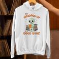 Cute Halloween Teacher Librarian Mummy Reading Books Unisex Hoodie, gift for family, gift for coworker Cute Halloween Teacher Librarian Mummy Reading Books Unisex Hoodie, gift for family, gift for coworker
