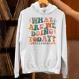 What Are We Doing Today Physical Education PE Teacher Women Unisex Hoodie, Pe Teacher Hoodies, gift for family, gift for coworker