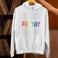 Happy Fri Yay Teacher Friday Saying Unisex Hoodie, gift for family, gift for coworker Happy Fri Yay Teacher Friday Saying Unisex Hoodie, gift for family, gift for coworker