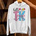 Hello TK Transitional Kindergarten Back To School Teacher Unisex Hoodie, gift for family, gift for coworker Hello TK Transitional Kindergarten Back To School Teacher Unisex Hoodie, gift for family, gift for coworker
