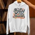 I'm Batty About My Students Watercolor Bat Teacher Halloween Unisex Hoodie, gift for family, gift for coworker