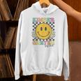 Kindergarten Squad Smile Face Teachers Kids Back To School Unisex Hoodie, gift for family, gift for coworker