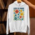 Leer Es Poder Cute Floral Boho Spanish Teacher Reading Unisex Hoodie, gift for family, gift for coworker