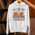 Retro Fall In Love With Learning Autumn Pumpkin Teacher Unisex Hoodie, gift for family, gift for coworker Retro Fall In Love With Learning Autumn Pumpkin Teacher Unisex Hoodie, gift for family, gift for coworker