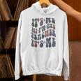 Retro IT'S ME Hi I'm The TEACHER Groovy Testing Squad Pink Unisex Hoodie, Groovy Teacher Hoodies, gift for family, gift for coworker