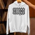 Second Grade Checkered Teacher 1st Day Back To School Women Unisex Hoodie, gift for family, gift for coworker