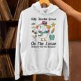 Silly Teacher Goose On The Loose School Out Summer Women Men Unisex Hoodie, gift for family, gift for coworker Silly Teacher Goose On The Loose School Out Summer Women Men Unisex Hoodie, gift for family, gift for coworker