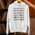 SPANISH ALPHABET MAESTRA SPANISH TEACHER Unisex Hoodie, gift for family, gift for coworker SPANISH ALPHABET MAESTRA SPANISH TEACHER Unisex Hoodie, gift for family, gift for coworker