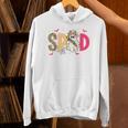 Sped Teacher Halloween Ghost Special Education Preppy Fall Unisex Hoodie, gift for family, gift for coworker Sped Teacher Halloween Ghost Special Education Preppy Fall Unisex Hoodie, gift for family, gift for coworker