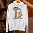 T Is For Teacher’s Aide Back To First Day Of School Leopard Men Women Girls Kids Unisex Hoodie, gift for family, gift for coworker T Is For Teacher’s Aide Back To First Day Of School Leopard Men Women Girls Kids Unisex Hoodie, gift for family, gift for coworker
