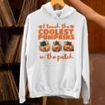 I Teach The Cutest Pumpkins Halloween Teacher Cat Lover Unisex Hoodie, gift for family, gift for coworker