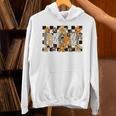 Teacher Appreciation Boho Floral Leopard Checkered Unisex Hoodie, gift for family, gift for coworker