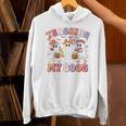 Teaching My Boos Cute Spooky Ghost Teacher Halloween Women Unisex Hoodie, gift for family, gift for coworker