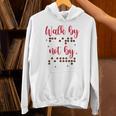 Visually Impaired Teacher Braille Bible Verse Walk By Faith Unisex Hoodie, gift for family, gift for coworker Visually Impaired Teacher Braille Bible Verse Walk By Faith Unisex Hoodie, gift for family, gift for coworker