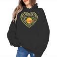 100 Days Of School Bee Hive Tree Hearts Teachers Student Kid Women's Hoodie, trending gift