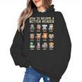 How To Become A Better Reader Animals Reading Teacher Women's Hoodie, trending gift