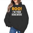 Boo I'm Your Homework Halloween Teacher Costume Women's Hoodie, trending gift Boo I'm Your Homework Halloween Teacher Costume Women's Hoodie, trending gift
