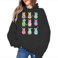 Bunny Reading Books Easter Day Librarian Teacher Book Women's Hoodie, Easter Teacher Gifts, trending gift