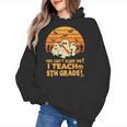 You Can't Scare Me I Teach 5th Grade Teacher Halloween Men Women Kids Women's Hoodie, trending gift