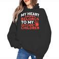 Childcare My Heart Belongs To Children Daycare Teacher Men Women Women's Hoodie, trending gift
