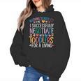 Childcare Teacher Negotiate With Toddlers Daycare Provider Women's Hoodie, trending gift Childcare Teacher Negotiate With Toddlers Daycare Provider Women's Hoodie, trending gift