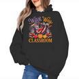 Way To Classroom Halloween Witch Three Cute Sloths Teacher Women's Hoodie, trending gift
