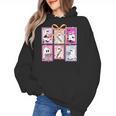 Coquette Bow Spooky Teacher Ghost Halloween Trick Or Teach Women's Hoodie, trending gift Coquette Bow Spooky Teacher Ghost Halloween Trick Or Teach Women's Hoodie, trending gift