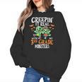 Creepin It Real Monster School 3rd Grade Teacher Halloween Women's Hoodie, trending gift