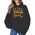 Disney Back To School I'm A Disney Teacher Crafty Logo Women's Hoodie, trending gift
