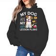 My Dog Ate My Lesson Plan Teacher Back To School Women's Hoodie, trending gift