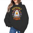 Espooky Vibes Spanish Mexican Halloween Ghost Teachers Women's Hoodie, trending gift